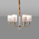 Loft Industry Modern - Glass Deco Chandelier